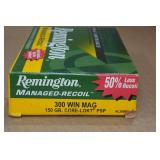 20 Remington Managed Recoil .300 Win Mag 150 Gr Core-Lokt PSP Ammo