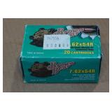 20 Brown Bear 7.62 x 54R 203 Gr SP BT Steel Case Ammo