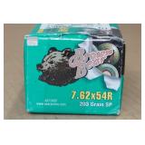 20 Brown Bear 7.62 x 54R 203 Gr SP BT Steel Case Ammo