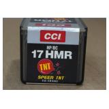 50 CCI TNT .17 HMR 17 Gr Speer TNT HP Ammo
