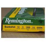 5 Remington 12 Gauge 3" 00 Buck Shotshells