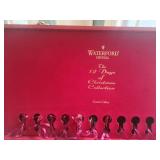 New Waterford Crystal 12 Days of Christmas Collection Champagne Flutes