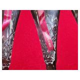 New Waterford Crystal 12 Days of Christmas Collection Champagne Flutes