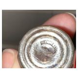 Set of 8 Vintage National Sterling and Moore Sterling Salt and Pepper Shakers