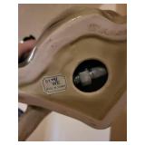 Pair of Vintage Ceramic Pug Figurines - Made in Taiwan