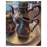 Antique King George Silver Tea Set by International Silver Company