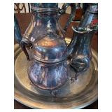 Antique King George Silver Tea Set by International Silver Company