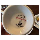 Assorted Set of Vintage Bone China Teacups and Saucers