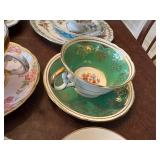 Assorted Set of Vintage Bone China Teacups and Saucers