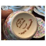 Assorted Set of Vintage Bone China Teacups and Saucers