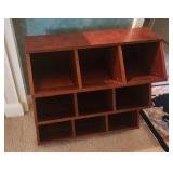 Wooden Shoe Cubby Storage Organizer