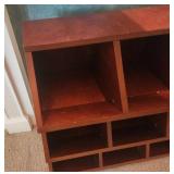 Wooden Shoe Cubby Storage Organizer