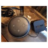 Amazon Echo Dot with Power Strip and Adapter