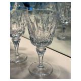 Crystal Glassware Set with Pitcher, Decanter, and Ice Bucket