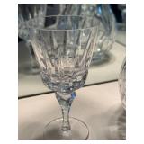 Crystal Glassware Set with Pitcher, Decanter, and Ice Bucket