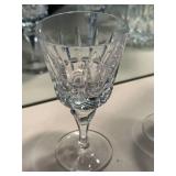 Crystal Glassware Set with Pitcher, Decanter, and Ice Bucket