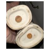 Vintage Porcelain Boy Girl Salt and Pepper Shakers