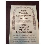 Welsh Love Spoon with Heart and Flower Design