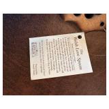 Welsh Love Spoon with Heart and Flower Design