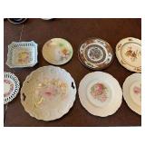 Collection of 8 Vintage Decorative Plates from Germany, Japan, England, and China