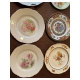 Collection of 8 Vintage Decorative Plates from Germany, Japan, England, and China