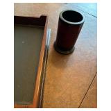 Vintage Bombay Company Wooden Desk Organizer Set