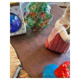 Collection of 14 Christmas Ornaments and Holiday Decorations