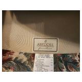 Sherrill Furniture Upholstered Armchair with Floral Design