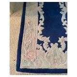 Elegant Vintage Floral Pattern Hallway Runner Rug