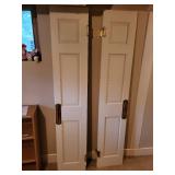 Bombay Silver Mirrored Cabinet with Storage Cabinet (please note photos for door needing to be reattached)