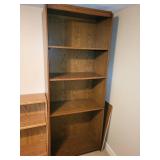 Wooden Bookshelf with Adjustable Shelves