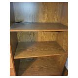 Wooden Bookshelf with Adjustable Shelves