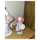 Set of 3 Porcelain Clown Dolls