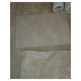 Set of Beige Carpet Remnants in Various Sizes