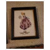 Set of 4 Vintage Framed Needlepoint Artworks