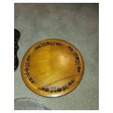 Collection of 5 Decorative Serving Trays with Floral Motifs