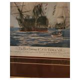 Framed Nautical Artwork: 