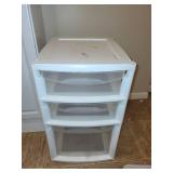 Set of Plastic Storage Drawers and Multi-Size Containers
