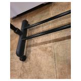 Adjustable Height Clothing Rack with Heavy Duty Base