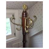 Vintage Wooden Coat and Valet Stand Set