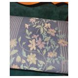 Vintage Vanity Dressing Table with Floral Patterned Stool