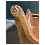 Vintage Wooden Church Pew Bench