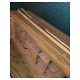 Vintage Roll-Top Wooden Desk with Drawer and Compartments