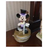 Collection of Vintage Tabletop Clocks Including Father Time Windmill Clock