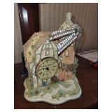 Collection of Vintage Tabletop Clocks Including Father Time Windmill Clock