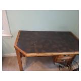 Wooden Office Desk with Two Drawers