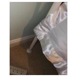 Antique Brass and Iron Bed Frame with Decorative Finials