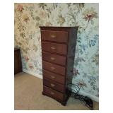 Mahogany Tallboy Chest with 6 Drawers