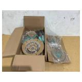 15PCS GreenLife Soft Grip Healthy Ceramic Nonstick, Cookware Pots and Pans Set