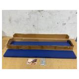 2PCS Fuqing 48 Inch Solid Wood Floating Wall Shelves, Rustic Wall Mounted Floating Shelves for Decor and Storage for Living Room, Bedroom, Bathroom